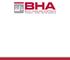 BHA - Innovation Quality Service Excellence HISTORY Accreditation/Credentials