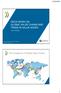 OECD WORK ON GLOBAL VALUE CHAINS AND TRADE IN VALUE ADDED