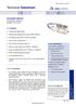 Technical Datasheet. Compact Series Pressure Switch Models: CS2 & CS4. Compact Series. Key Features. Series Overview. Product applications