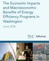 The Economic Impacts and Macroeconomic Benefits of Energy Efficiency Programs in Washington. June 2016