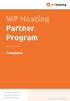 WP Hosting Partner Program