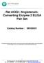 Rat ACE2 / Angiotensin- Converting Enzyme 2 ELISA Pair Set
