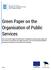 Green Paper on the Organisation of Public Services