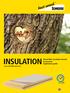 INSULATION.   Wood fiber insulation boards Accessories Application guide