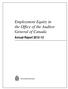 Annual Report Office of the Auditor General of Canada