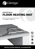 Electric underfloor heating solution for all stone and tile floors. Installation manual & guarantee