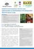 Small Forest Enterprises: Barriers and Opportuni5es to Par5cipa5ng in the Responsible Wood Products Trade