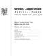 Crown Corporation BUSINESS PLANS. Table of Contents FOR THE FISCAL YEAR Nova Scotia Lands Inc. Business Plan