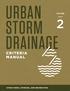 URBAN STORM DRAINAGE CRITERIA MANUAL VOLUME STRUCTURES, STORAGE, AND RECREATION