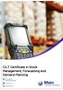 CILT Certificate in Stock Management, Forecasting and Demand Planning. Contents are subject to change. For the latest updates visit