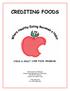 CREDITING FOODS. Child Nutrition & Wellness Kansas State Department of Education 120 SE 10 th Avenue Topeka, KS