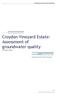 Croydon Vineyard Estate: Assessment of groundwater quality