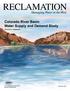 RECLAMATION. Colorado River Basin Water Supply and Demand Study. Managing Water in the West. Executive Summary
