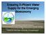 Ensuring Sufficient Water Supply for the Emerging Bioeconomy