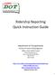 Ridership Reporting Quick Instruction Guide