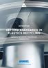 SETTING STANDARDS IN PLASTICS RECYCLING