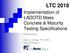 LTC Implementation of LADOTD Mass Concrete & Maturity Testing Specifications. Presented by. Mark A. Cheek, PE, FACI Vice-President