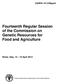 Fourteenth Regular Session of the Commission on Genetic Resources for Food and Agriculture