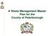 A Waste Management Master Plan for the County of Peterborough