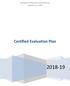 Southgate Independent School District Updated June 2018 Certified Evaluation Plan