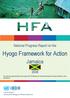 Hyogo Framework for Action. Jamaica. National Progress Report on the
