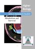 Higher Biology. Unit 2: Homework Booklet Metabolism and Survival