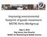 Improving environmental footprint of goods movement: MSTRS Ports Workgroup
