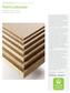 Particleboard. Environmental Product Declaration AMERICAN WOOD COUNCIL CANADIAN WOOD COUNCIL