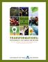 TRANSFORMATIONS: SUSTAINABILITY ON CAMPUS AND BEYOND