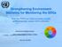 Strengthening Environment Statistics for Monitoring the SDGs