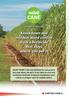 CANE TECHNICAL MANUAL. Knockdown and residual weed control from a herbicide that stays where you put it