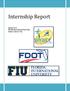 Internship Report. Spring 2014 Florida International University Rodney Carrero-Vila
