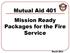 March Mutual Aid 401 Mission Ready Packages for the Fire Service