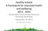 Healthy Ireland A framework for improved health and wellbeing