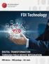 FDI Technology DIGITAL TRANSFORMATION THROUGH FIELD DEVICE INTEGRATION. ONE device ONE package ALL tools