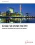 POWER & INDUSTRY CAPABILITIES. GLOBAL SOLUTIONs FOR EPC