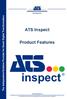 ATS Inspect. Product Features