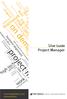 User Guide Project Manager