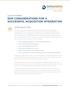 WHITE PAPER: EDM CONSIDERATIONS FOR A SUCCESSFUL ACQUISITION INTEGRATION