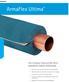 ArmaFlex Ultima THE FLEXIBLE INSULATION WITH MINIMUM SMOKE EMISSIONS. Environmental product declaration available (EPD)