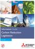 Information Guide: Carbon Reduction Legislation. Issue 24