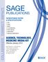 SAGE COLLABORATE. CONNECT. IMPACT. PUBLICATIONS SCIENCE, TECHNOLOGY, MEDICINE MEDIA KIT. Effective January 2015 ADVERTISING RATES & SPECIFICATIONS