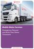 Mobile Water Services. Emergency, Planned and Multi-Year Water Treatment WATER TECHNOLOGIES