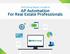 Tech-Savvy Buyer s Guide to. AP Automation For Real Estate Professionals