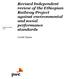 Revised Independent review of the Ethiopian Railway Project against environmental and social performance standards