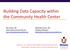Building Data Capacity within the Community Health Center