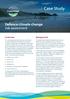 Case Study. Defence climate change risk assessment. Overview. Background