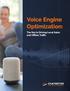 Voice Engine Optimization: The Key to Driving Local Sales and Offline Traffic