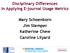 Disciplinary Differences in Applying E-journal Usage Metrics. Mary Schoenborn Jim Stemper Katherine Chew Caroline Lilyard