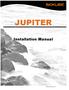JUPITER. Installation Manual. Revision